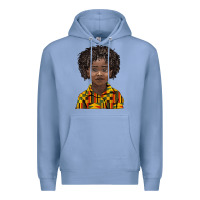 Colony Blue black boy Premium Hoodie - BarkalooDesign
