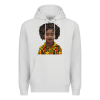 Dove Grey black boy Premium Hoodie - BarkalooDesign