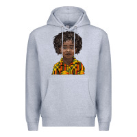 Heather Grey black boy Premium Hoodie - BarkalooDesign