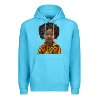 Ocean Blue black boy Premium Hoodie - BarkalooDesign