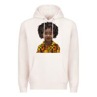 Pale Pink black boy Premium Hoodie - BarkalooDesign