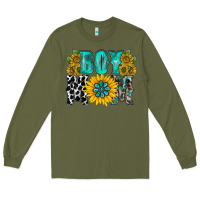 Army Green boy mom Long Sleeve Tee - RacoonDesign
