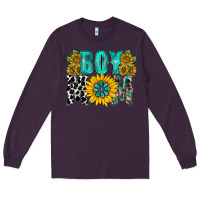 Plum boy mom Long Sleeve Tee - RacoonDesign