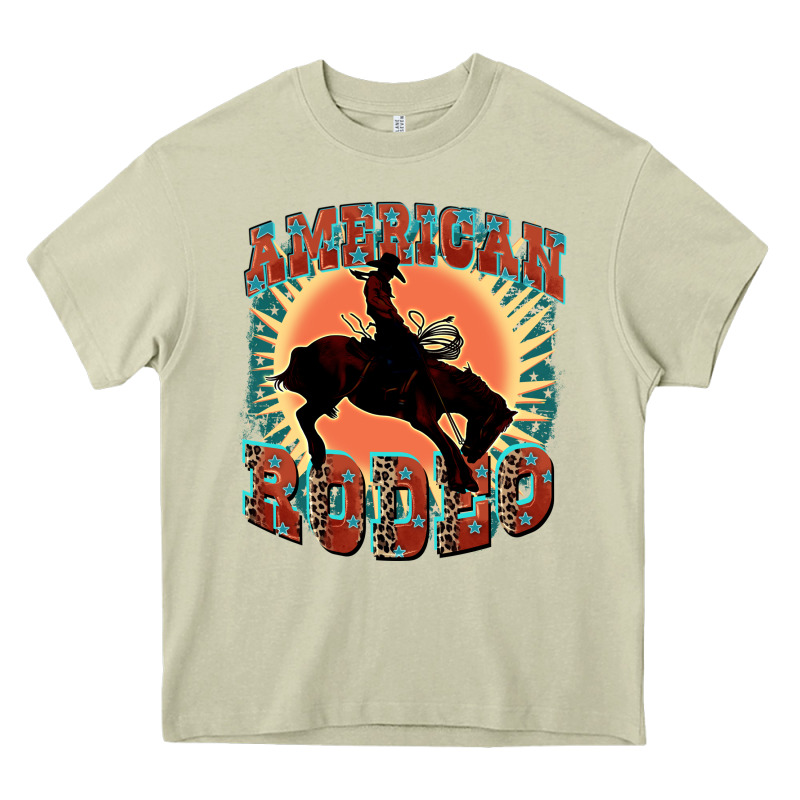 American Rodeo Heavy Core Tee by FaDigitalArtStudio | Teevron
