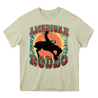 Mossy American rodeo Heavy Core Tee - FaDigitalArtStudio