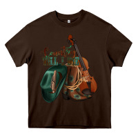 Chocolate Brown Country Till I Die Heavy Core Tee - Jasminsmagicworld