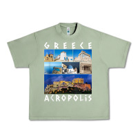 Oil Green greece acropolis famous sights gallery traveler souvenir t shirt Urban Heavy Tee - baoMotion