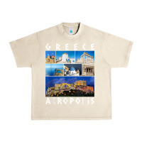 Sandshell greece acropolis famous sights gallery traveler souvenir t shirt Urban Heavy Tee - baoMotion
