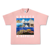 Salmon greece acropolis famous sights gallery traveler souvenir t shirt Urban Heavy Tee - baoMotion