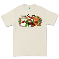 Bone Christmas coffee cups Premium Tee - FaDigitalArtStudio