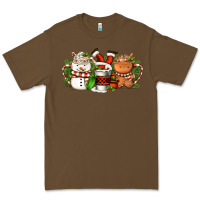 Cacao Christmas coffee cups Premium Tee - FaDigitalArtStudio