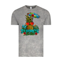 Cloud Rock Summer Vintage Tee - CowhideDigitalArt