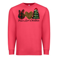 Cardinal peace love christmas Premium Sweatshirt - RanaPortraitStore