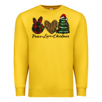 Lemon peace love christmas Premium Sweatshirt - RanaPortraitStore