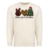 Sandshell peace love christmas Premium Sweatshirt - RanaPortraitStore