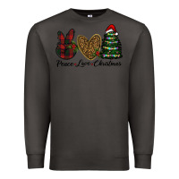 Smoke peace love christmas Premium Sweatshirt - RanaPortraitStore