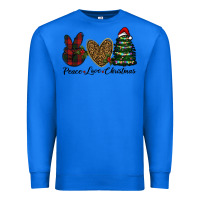 True Royal peace love christmas Premium Sweatshirt - RanaPortraitStore