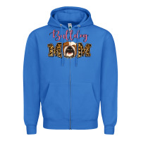 True Royal Bulldog Mom Zipper Hoodie - Jasminsmagicworld