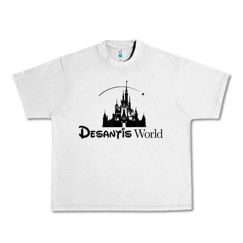 Desantis World Anti Woke Corporation Political T Shirt Urban Heavy Tee by baoMotion | Teevron