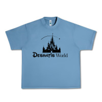 Pebble Blue desantis world anti woke corporation political t shirt Urban Heavy Tee - baoMotion