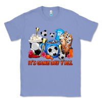 Colony Blue It's Game Day Y'all Soccer Coffee Cups Classic Tee - FaDigitalArtStudio