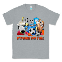 Heather Grey It's Game Day Y'all Soccer Coffee Cups Classic Tee - FaDigitalArtStudio