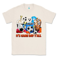 Natural It's Game Day Y'all Soccer Coffee Cups Classic Tee - FaDigitalArtStudio