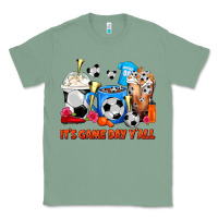 Sage It's Game Day Y'all Soccer Coffee Cups Classic Tee - FaDigitalArtStudio