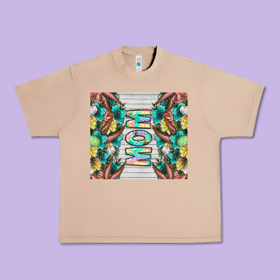 Easter Mom Urban Heavy Tee Designed By Cowhidedigitalart