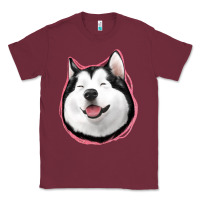 Burgundy husky Classic Tee - Jasminsmagicworld