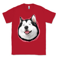Red husky Classic Tee - Jasminsmagicworld