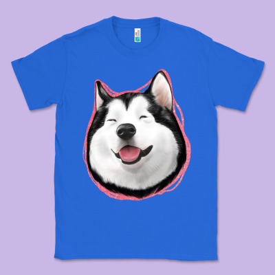 Husky Classic Tee Designed By Jasminsmagicworld