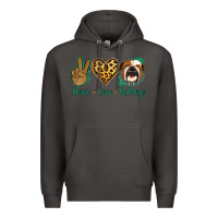 Smoke Peace Love Bulldog Premium Hoodie - Jasminsmagicworld