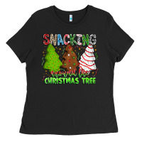 Snacking Around The Christmas Tree Ladies Tee | Teevron