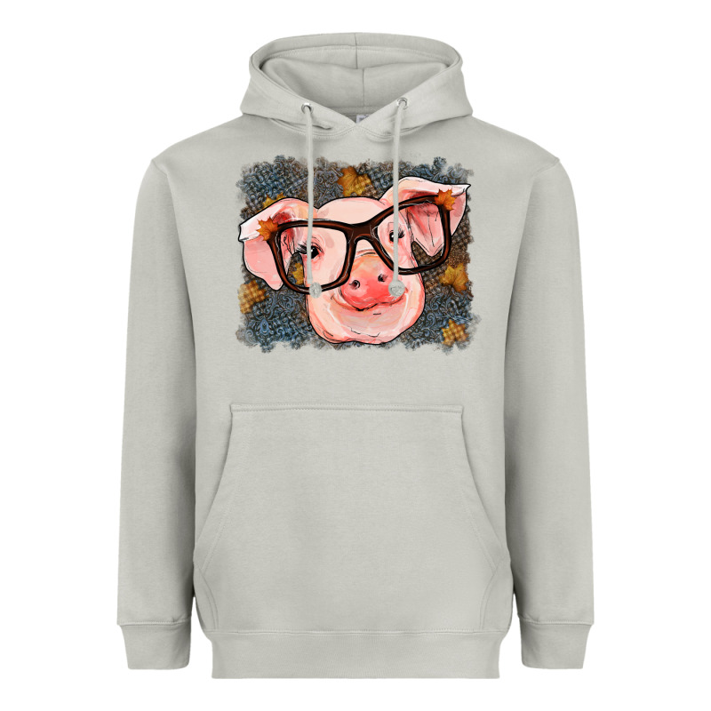 Fall Autumn Pig Heavyweight Hoodie by RanaPortraitStore | Teevron