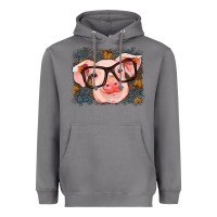 Storm Fall Autumn Pig Heavyweight Hoodie - RanaPortraitStore