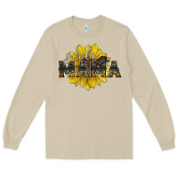 Mushroom girls mama sunflower Long Sleeve Tee - RacoonDesign
