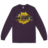 Plum girls mama sunflower Long Sleeve Tee - RacoonDesign