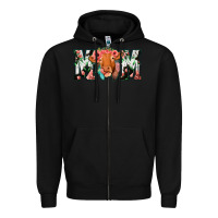 Black Cow Mom Zipper Hoodie - Jasminsmagicworld