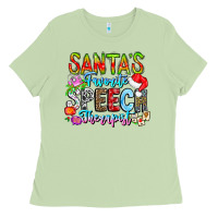 Matcha festive speech therapist tribute Ladies Tee - CowhideDigitalArt