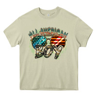Mossy All American boy 4th of july Heavy Core Tee - FaDigitalArtStudio