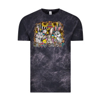 Cloud Black Happy Easter Vintage Tee - CowhideDigitalArt