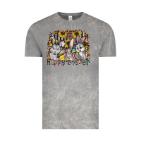 Cloud Rock Happy Easter Vintage Tee - CowhideDigitalArt
