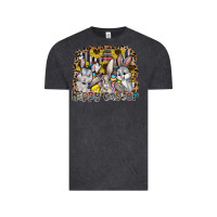 Vintage Black Happy Easter Vintage Tee - CowhideDigitalArt