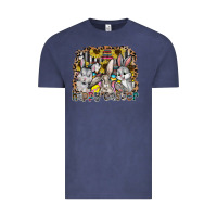 Vintage Denim Happy Easter Vintage Tee - CowhideDigitalArt
