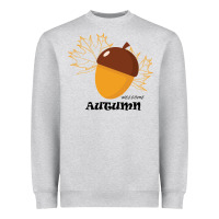 Heather Grey Welcome Autumn Heavyweight Sweatshirt - Bettercallsaul