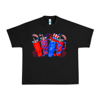 Black american obsessive cup Urban Heavy Tee - CowhideDigitalArt