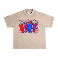 French Oak american obsessive cup Urban Heavy Tee - CowhideDigitalArt
