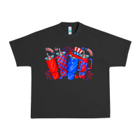 Pigment Black american obsessive cup Urban Heavy Tee - CowhideDigitalArt