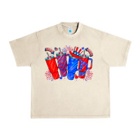 Sandshell american obsessive cup Urban Heavy Tee - CowhideDigitalArt